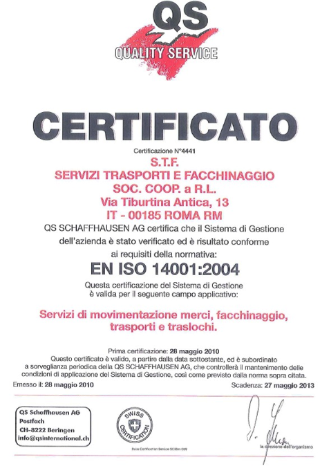 certificazione stf2